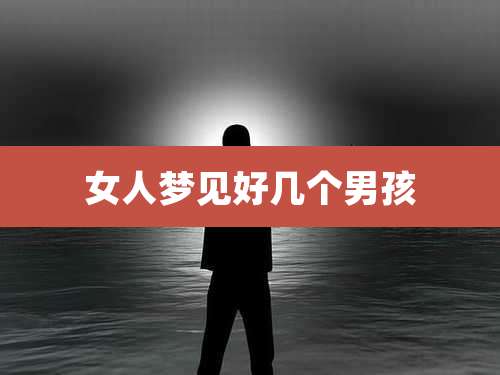 女人梦见好几个男孩