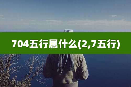 704五行属什么(2,7五行)