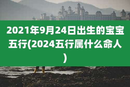 2021年9月24日出生的宝宝五行(2024五行属什么命人)
