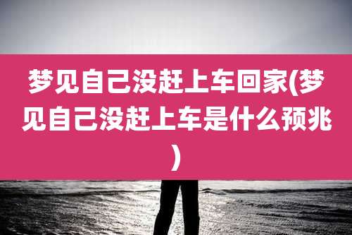 梦见自己没赶上车回家(梦见自己没赶上车是什么预兆)