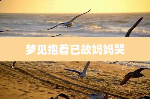 梦见抱着已故妈妈哭