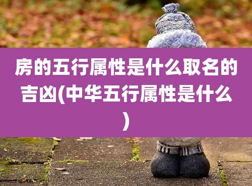 房的五行属性是什么取名的吉凶(中华五行属性是什么)