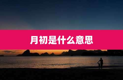月初是什么意思