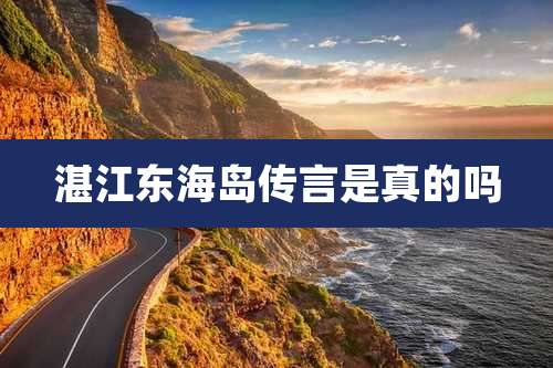 湛江东海岛传言是真的吗