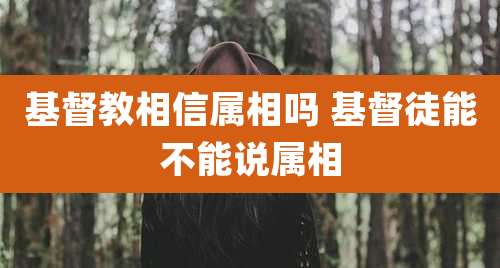 基督教相信属相吗 基督徒能不能说属相