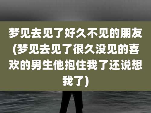 梦见去见了好久不见的朋友(梦见去见了很久没见的喜欢的男生他抱住我了还说想我了)