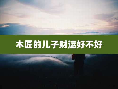 木匠的儿子财运好不好