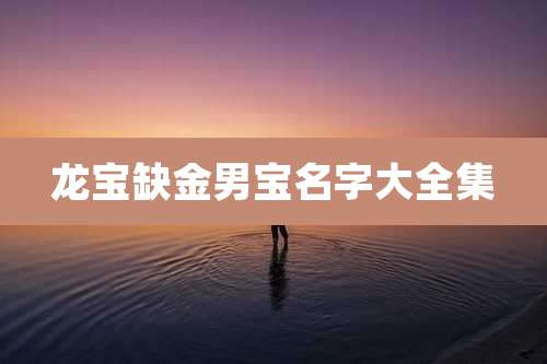 龙宝缺金男宝名字大全集
