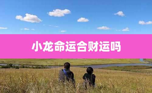 小龙命运合财运吗