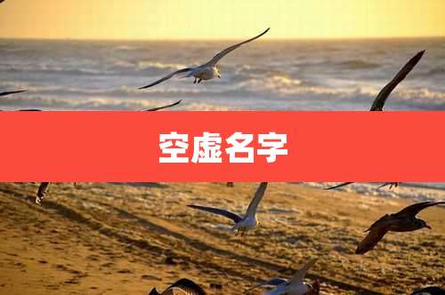 空虚名字