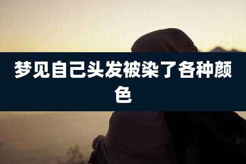 梦见自己头发被染了各种颜色