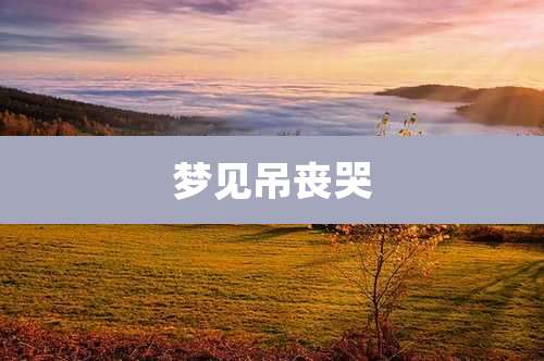 梦见吊丧哭
