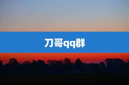 刀哥qq群