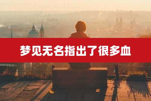 梦见无名指出了很多血