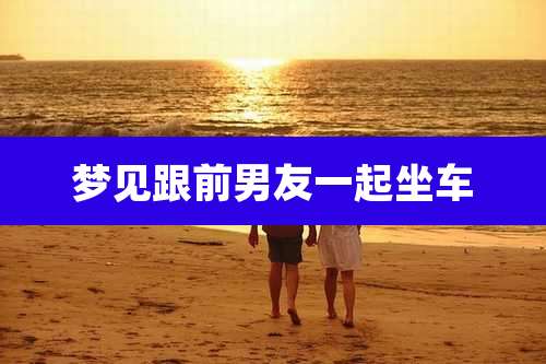 梦见跟前男友一起坐车