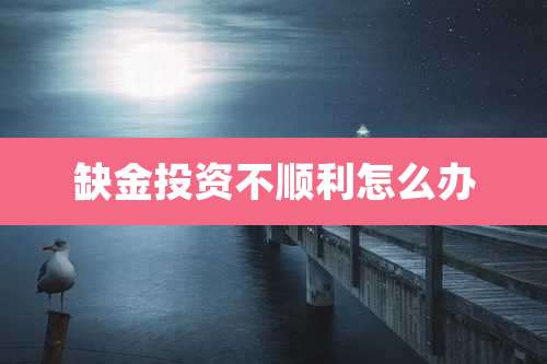 缺金投资不顺利怎么办