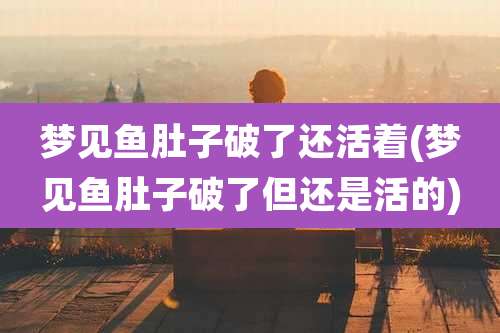 梦见鱼肚子破了还活着(梦见鱼肚子破了但还是活的)