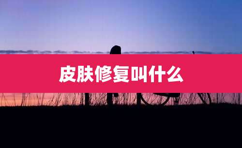 皮肤修复叫什么
