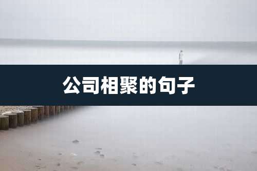 公司相聚的句子