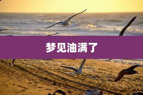 梦见油满了