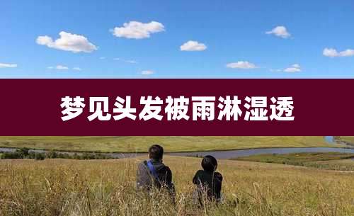 梦见头发被雨淋湿透