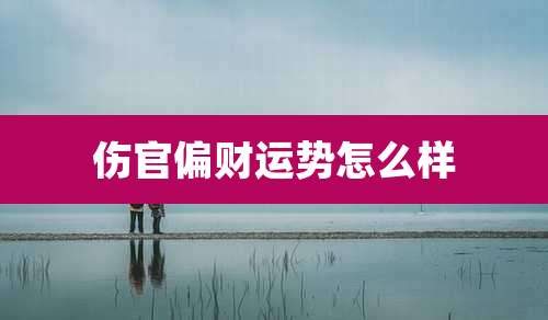 伤官偏财运势怎么样