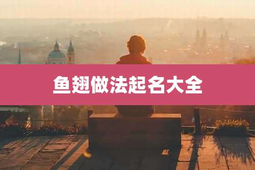 鱼翅做法起名大全