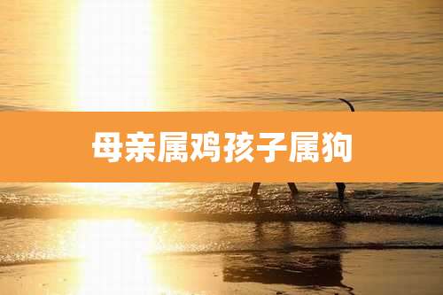 母亲属鸡孩子属狗