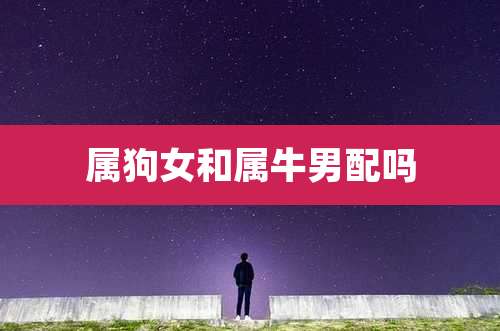 属狗女和属牛男配吗