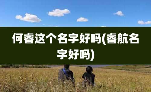 何睿这个名字好吗(睿航名字好吗)