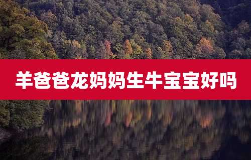 羊爸爸龙妈妈生牛宝宝好吗