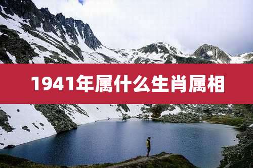 1941年属什么生肖属相