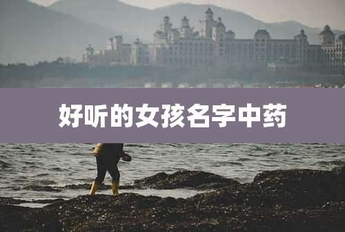 好听的女孩名字中药