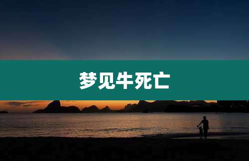 梦见牛死亡