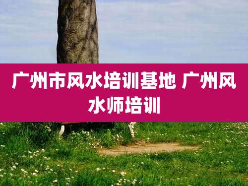 广州市风水培训基地 广州风水师培训