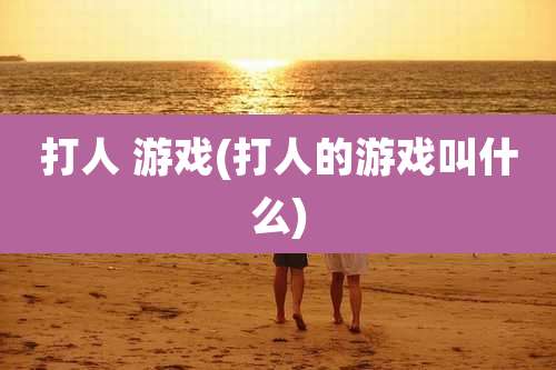 打人 游戏(打人的游戏叫什么)