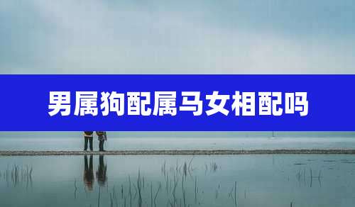 男属狗配属马女相配吗