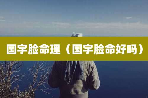 国字脸命理(国字脸命好吗)