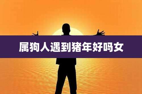 属狗人遇到猪年好吗女