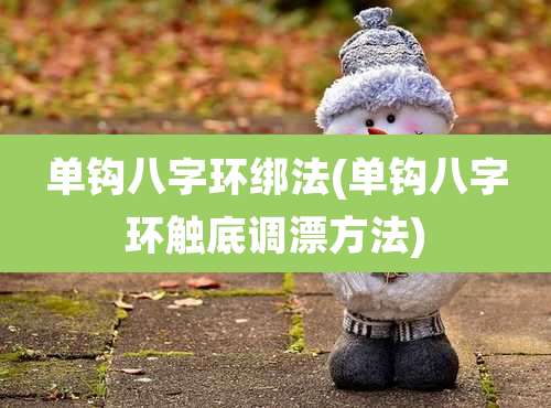 单钩八字环绑法(单钩八字环触底调漂方法)