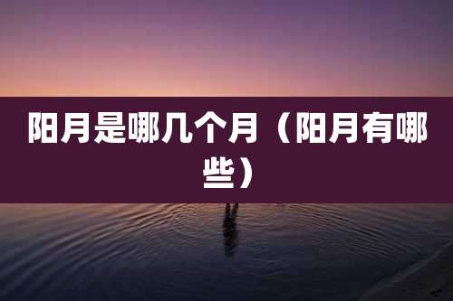 阳月是哪几个月(阳月有哪些)