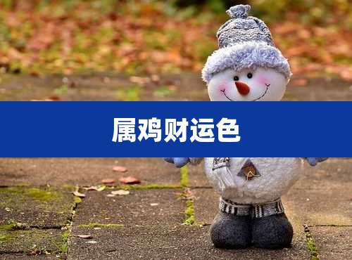 属鸡财运色