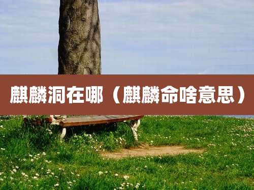 麒麟洞在哪(麒麟命啥意思)