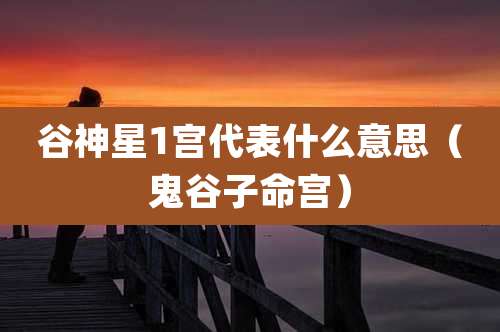 谷神星1宫代表什么意思（鬼谷子命宫）