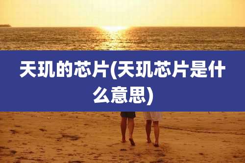 天玑的芯片(天玑芯片是什么意思)