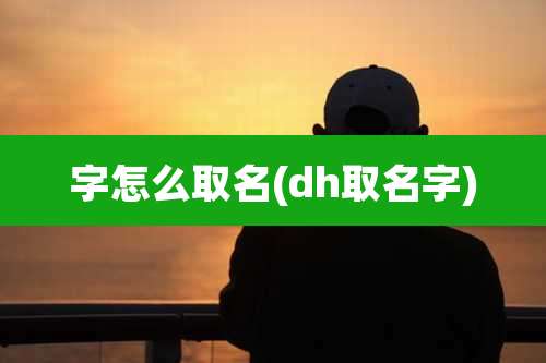字怎么取名(dh取名字)