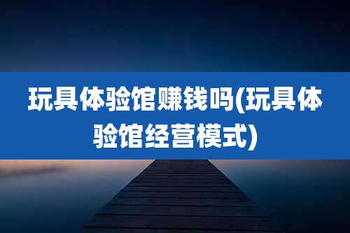 玩具体验馆赚钱吗(玩具体验馆经营模式)