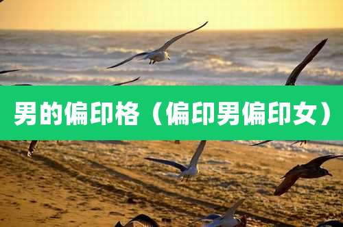 男的偏印格（偏印男偏印女）