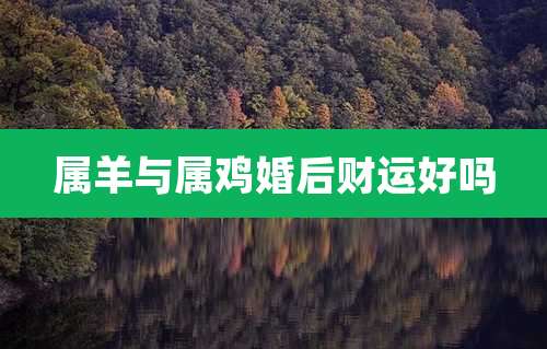 属羊与属鸡婚后财运好吗