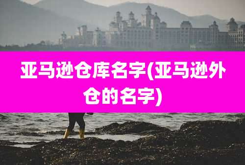 亚马逊仓库名字(亚马逊外仓的名字)